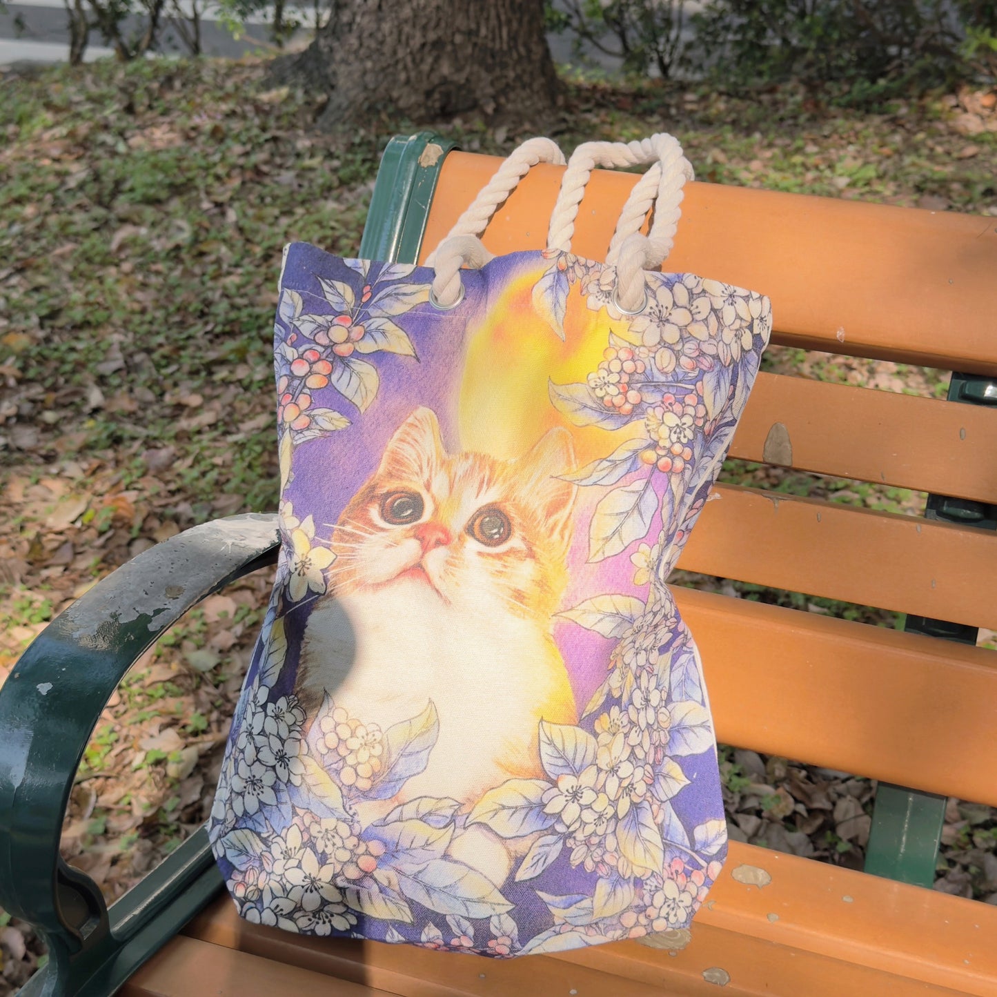 new/花路包-陽光/絨布/單肩/慵懶/水桶/帆布包/托特包 5月出貨 - YU'S WORLD STORE|小玉的貼貼世界