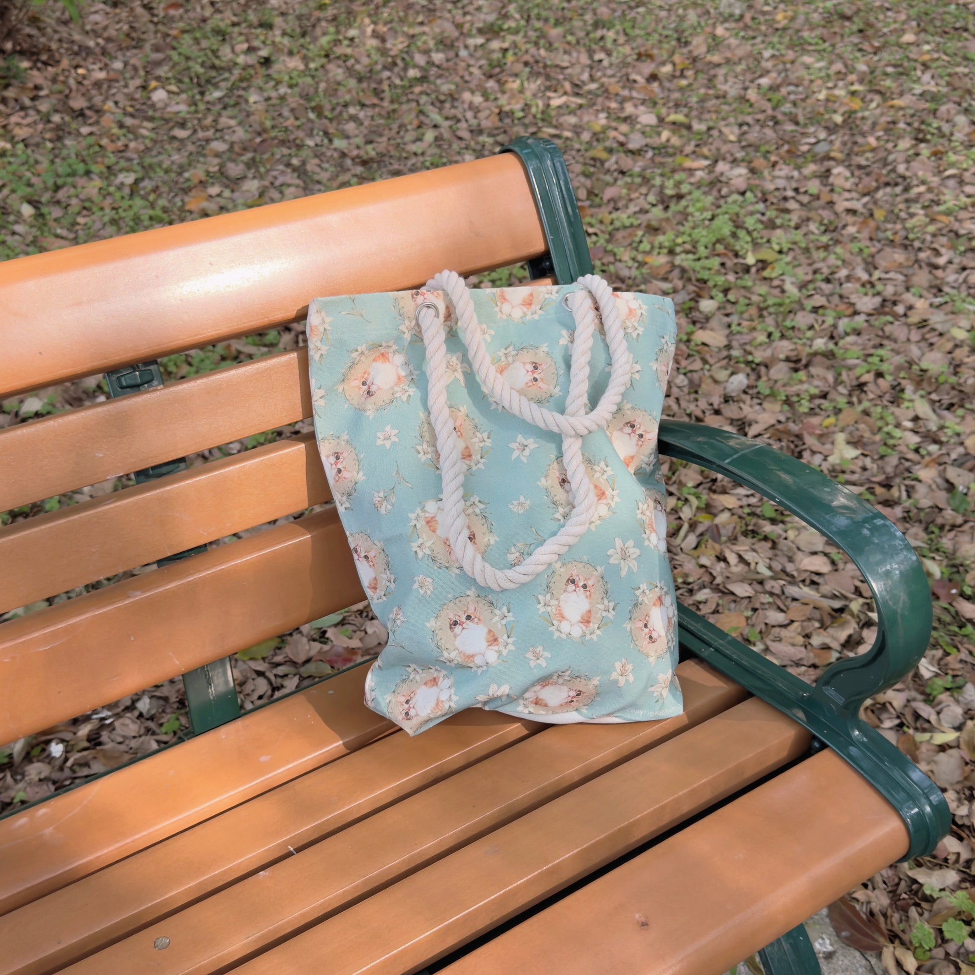 new/花路包-百合花/絨布/單肩/慵懶/水桶/帆布包/托特包 5月出貨 - YU'S WORLD STORE|小玉的貼貼世界