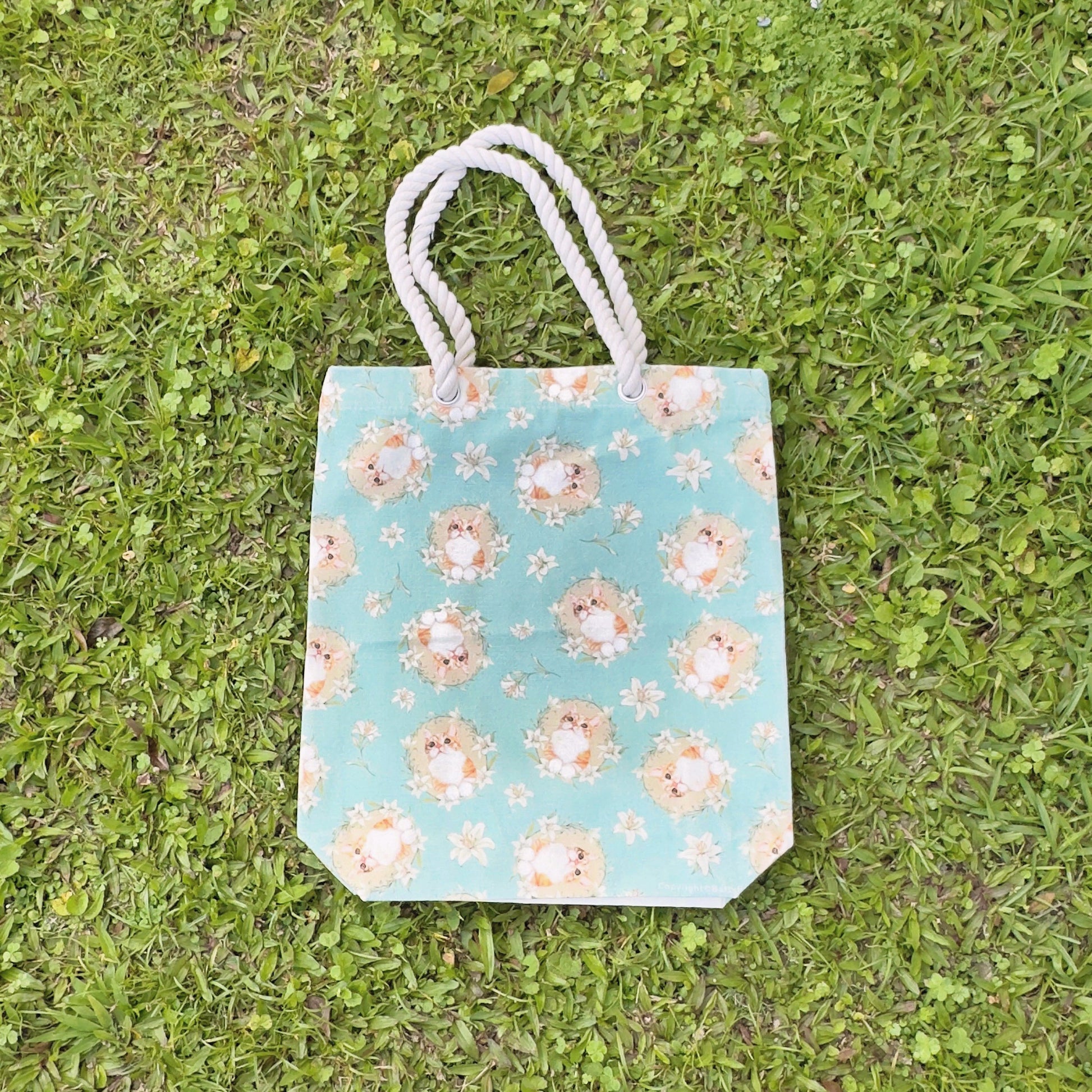 new/花路包-百合花/絨布/單肩/慵懶/水桶/帆布包/托特包 5月出貨 - YU'S WORLD STORE|小玉的貼貼世界