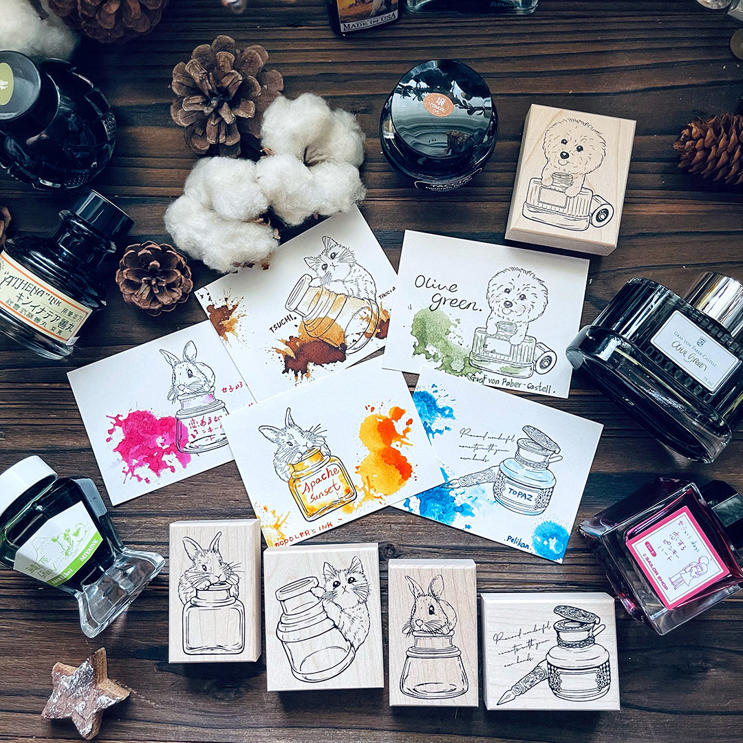 yusworld_no.186 Sweet Bunny bottle stamp-Anne