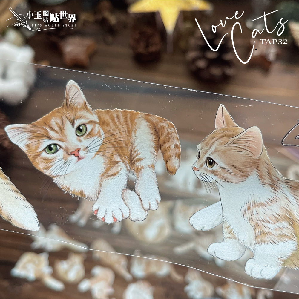 yusworld_love cats pet tape