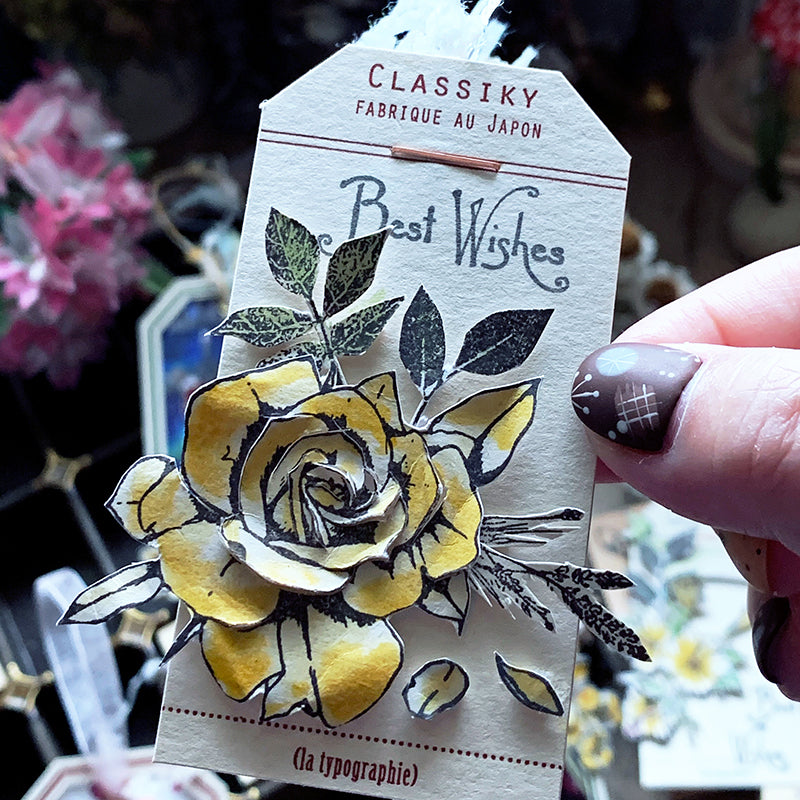 yusworld no 49-51 spring flowers stamps set