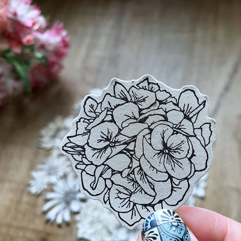 yusworld no 49-51 spring flowers stamps set