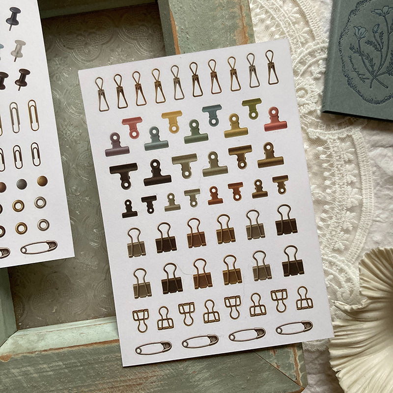 new《拼貼工具室|Collage Tool Room| コラージュ道具室(どうぐしつ)》轉印貼紙|Transfer Sticker - YU'S WORLD STORE|小玉的貼貼世界