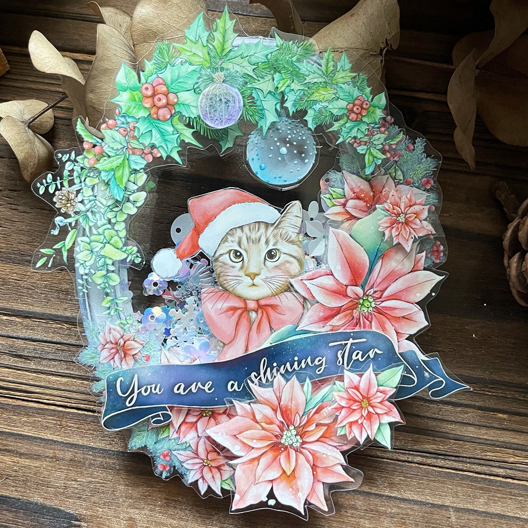 聖誕 感謝 生日 立體卡片 搖搖卡 咕卡 材料包 - YU'S WORLD STORE|小玉的貼貼世界