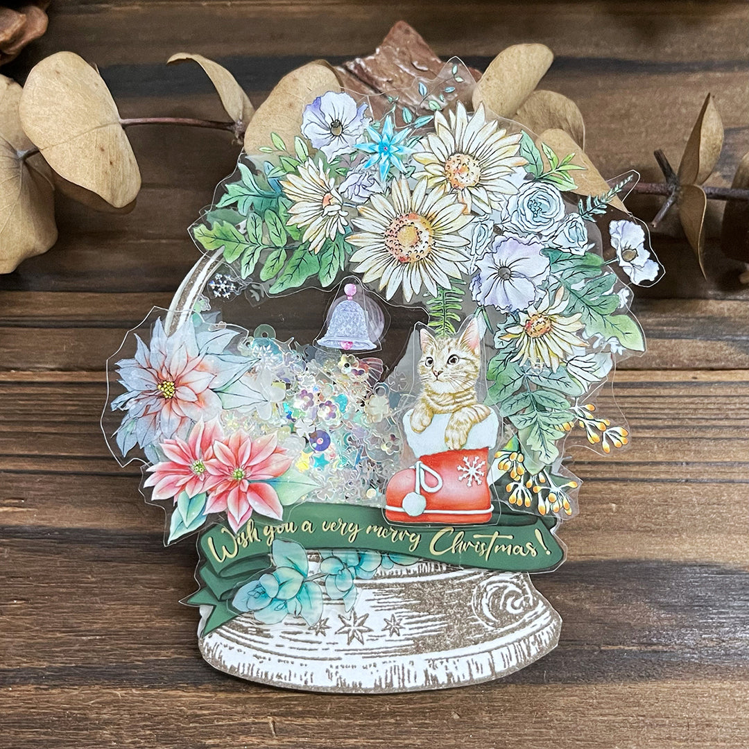 聖誕 感謝 生日 立體卡片 搖搖卡 咕卡 材料包 - YU'S WORLD STORE|小玉的貼貼世界