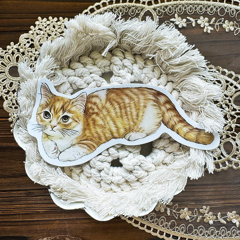 客製化 ‧ 貓咪防水貼紙 ‧ 行李箱 ‧ 筆電 ‧ 車車可用 - YU'S WORLD STORE|小玉的貼貼世界