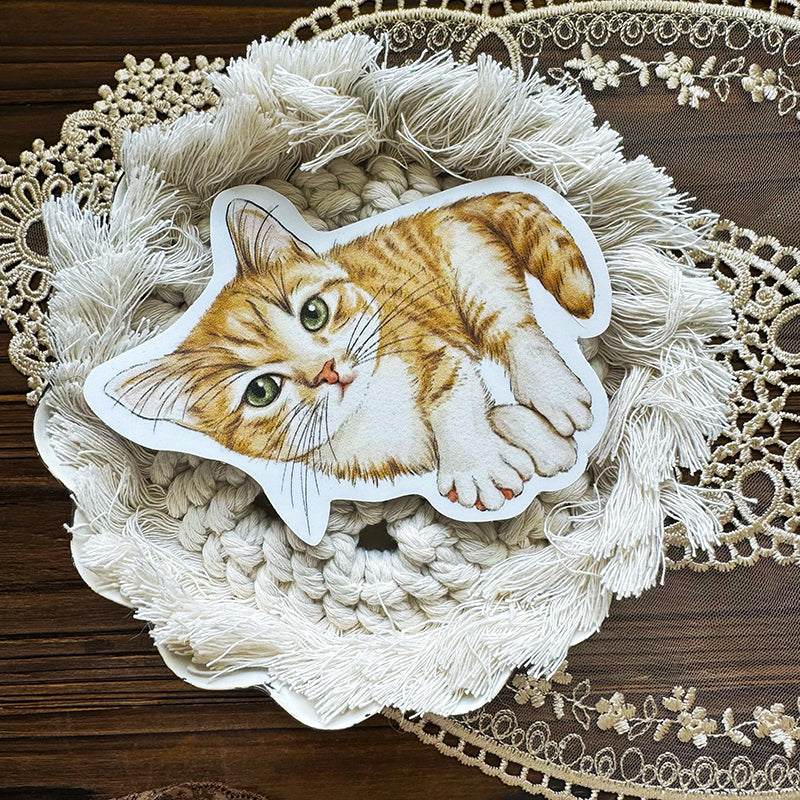 客製化 ‧ 貓咪防水貼紙 ‧ 行李箱 ‧ 筆電 ‧ 車車可用 - YU'S WORLD STORE|小玉的貼貼世界