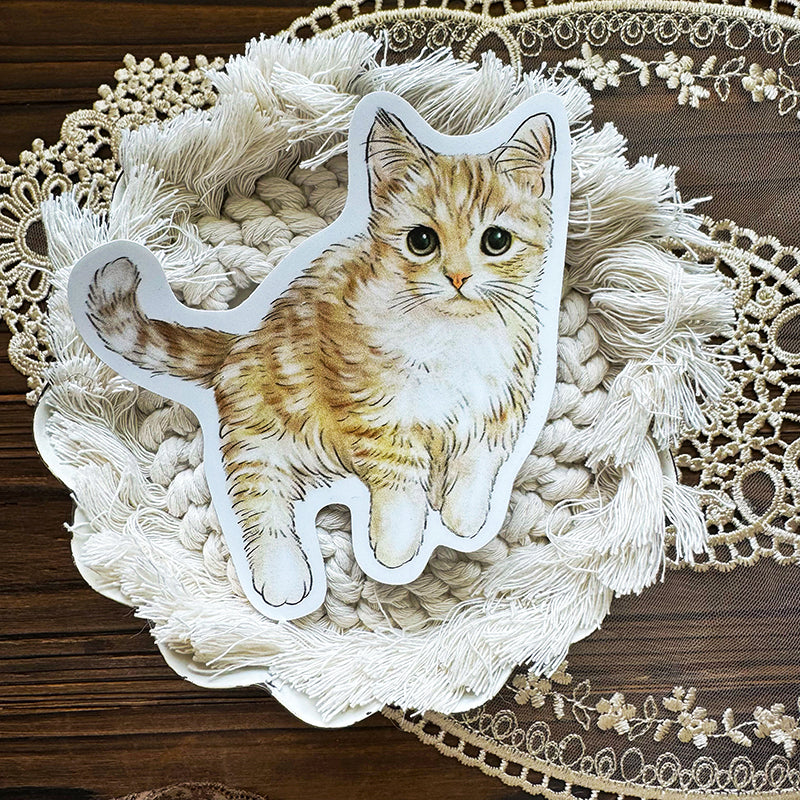 客製化 ‧ 貓咪防水貼紙 ‧ 行李箱 ‧ 筆電 ‧ 車車可用 - YU'S WORLD STORE|小玉的貼貼世界