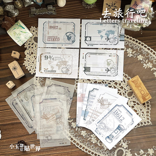 yusworld Notes F - Letters traveling