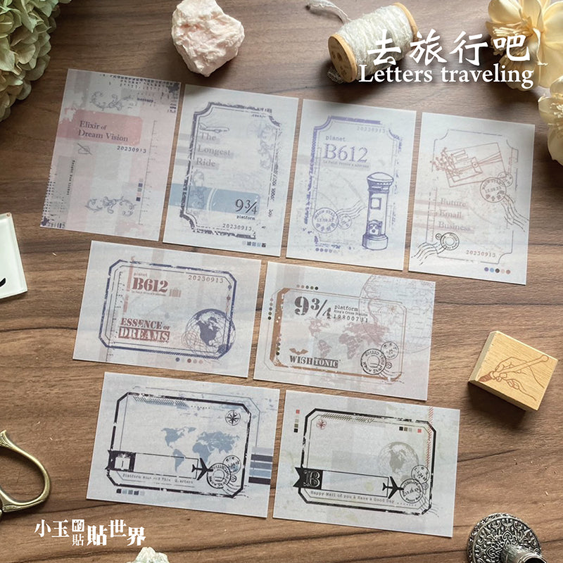 yusworld Notes F - Letters traveling