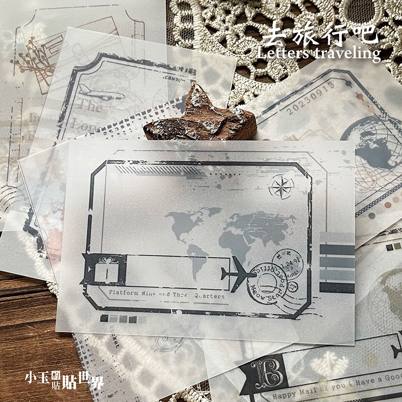 yusworld Notes F - Letters traveling