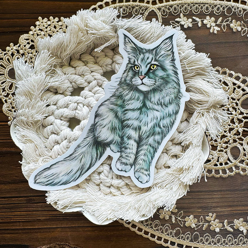 客製化 ‧ 貓咪防水貼紙 ‧ 行李箱 ‧ 筆電 ‧ 車車可用 - YU'S WORLD STORE|小玉的貼貼世界