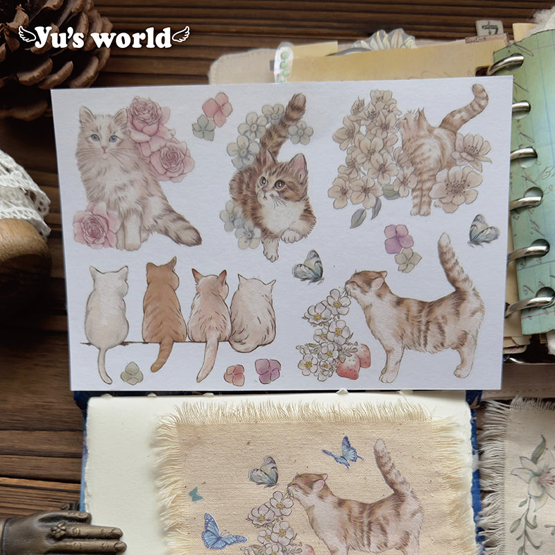 new / 花路貓轉印貼紙 - YU'S WORLD STORE|小玉的貼貼世界