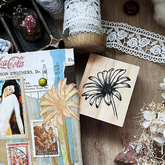 no.61《繁花》雛菊 / 印章 - YU'S WORLD STORE|小玉的貼貼世界