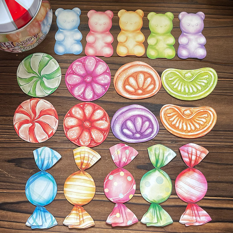 Happy storage jar and candy card