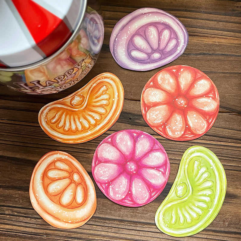 Happy storage jar and candy card