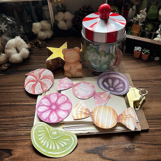 Happy storage jar and candy card