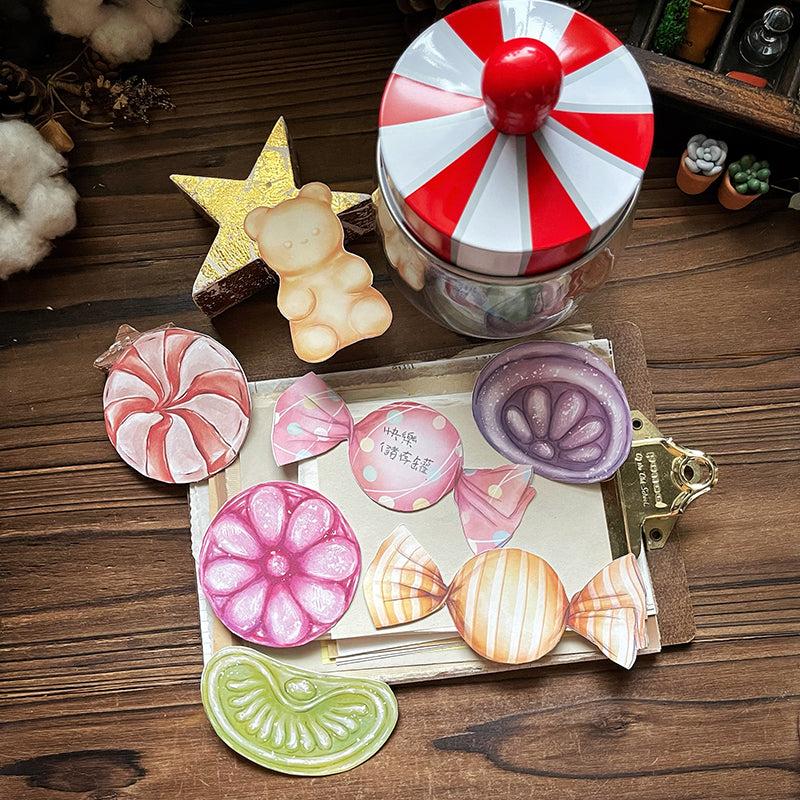 Happy storage jar and candy card