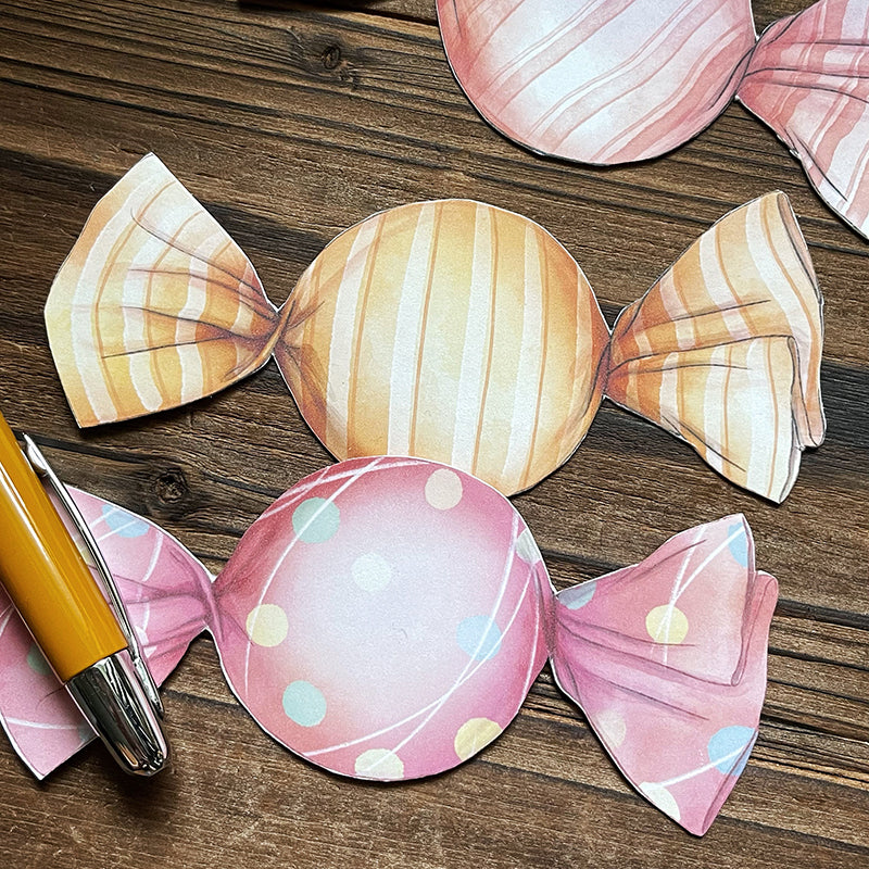 Happy storage jar and candy card