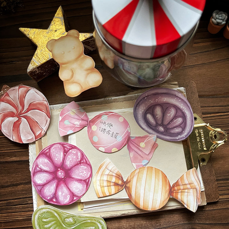 Happy storage jar and candy card