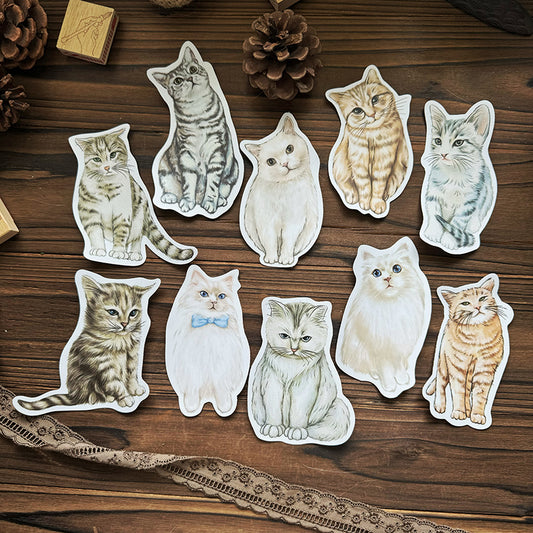 客製化 ‧ 貓咪防水貼紙 ‧ 行李箱 ‧ 筆電 ‧ 車車可用 - YU'S WORLD STORE|小玉的貼貼世界