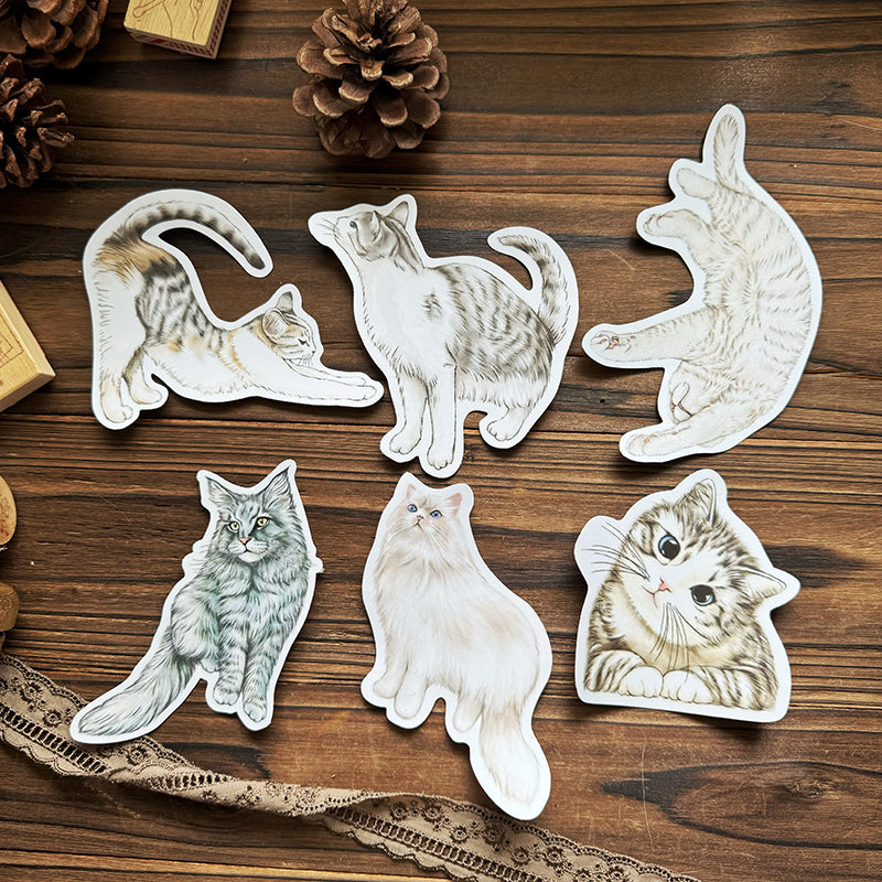 客製化 ‧ 貓咪防水貼紙 ‧ 行李箱 ‧ 筆電 ‧ 車車可用 - YU'S WORLD STORE|小玉的貼貼世界