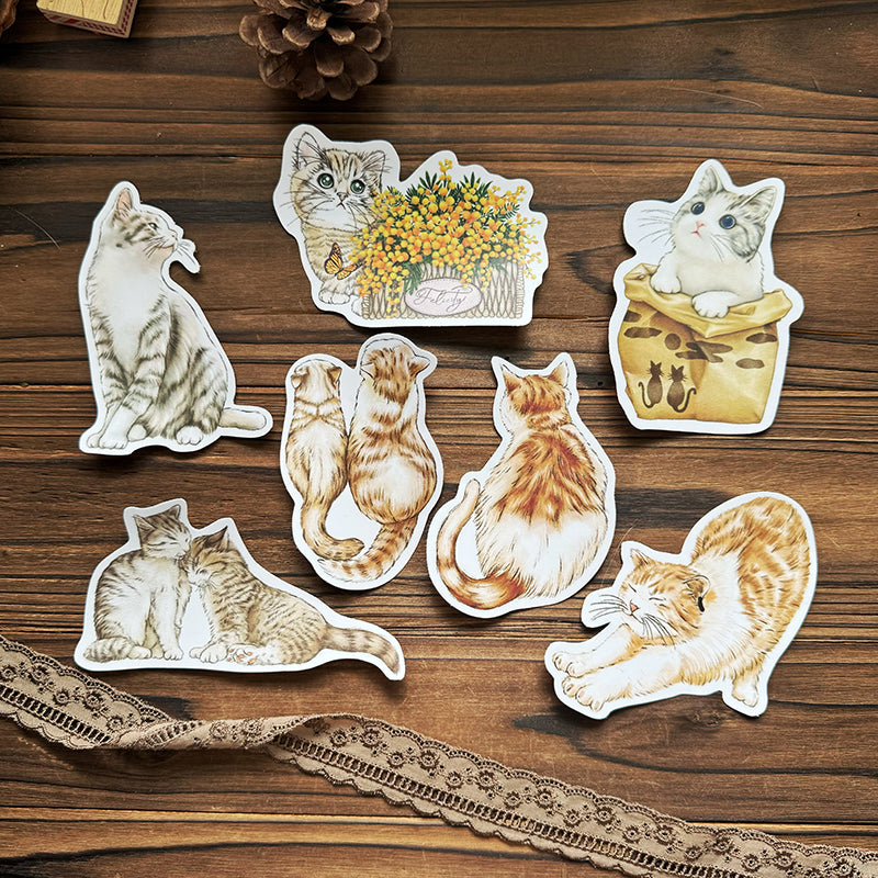 客製化 ‧ 貓咪防水貼紙 ‧ 行李箱 ‧ 筆電 ‧ 車車可用 - YU'S WORLD STORE|小玉的貼貼世界