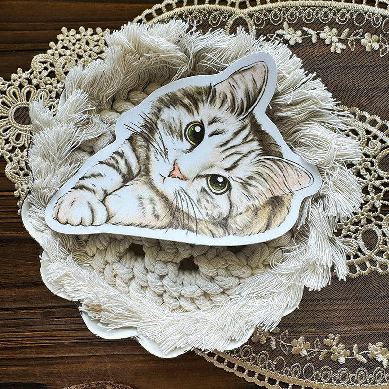 客製化 ‧ 貓咪防水貼紙 ‧ 行李箱 ‧ 筆電 ‧ 車車可用 - YU'S WORLD STORE|小玉的貼貼世界