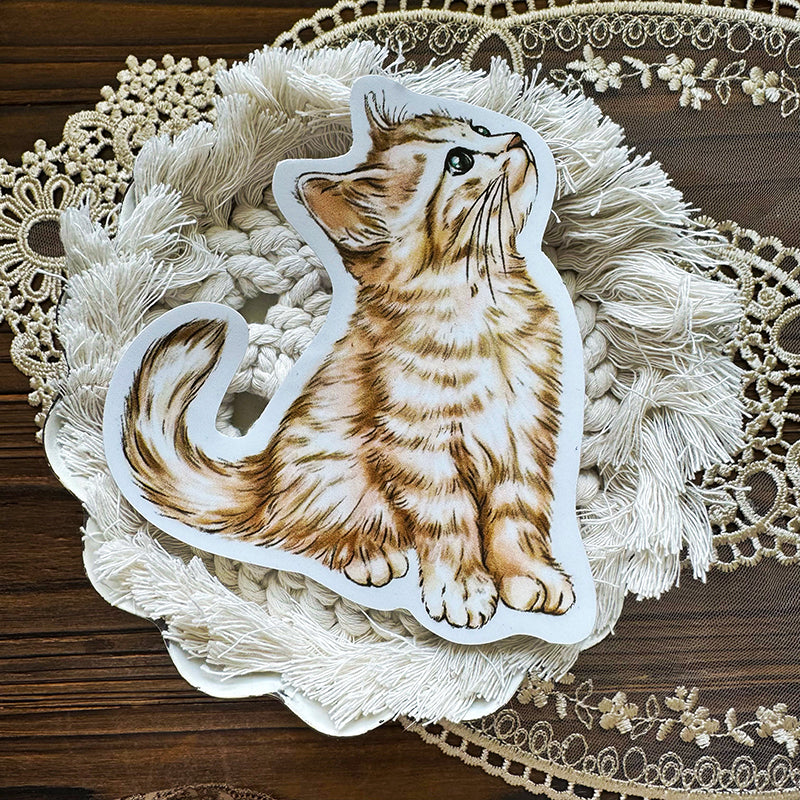 客製化 ‧ 貓咪防水貼紙 ‧ 行李箱 ‧ 筆電 ‧ 車車可用 - YU'S WORLD STORE|小玉的貼貼世界