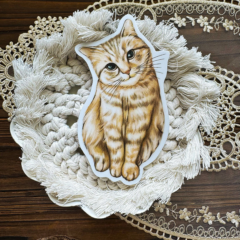 客製化 ‧ 貓咪防水貼紙 ‧ 行李箱 ‧ 筆電 ‧ 車車可用 - YU'S WORLD STORE|小玉的貼貼世界