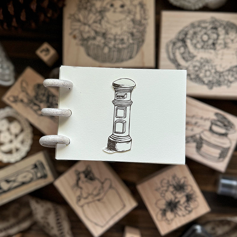 new / no.15 時光漫郵 郵筒 / 木製印章 / 復刻 12中出貨 - YU'S WORLD STORE|小玉的貼貼世界