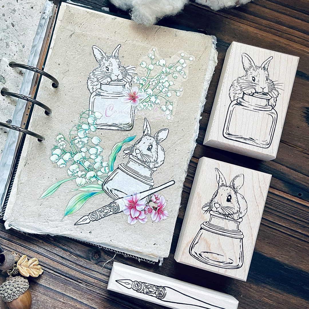 yusworld_no.187 Sweet Bunny bottle stamp-Bun