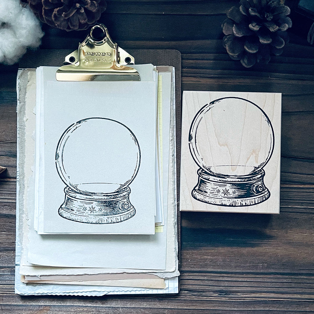 yusworld_no.191 Snow Globe stamp