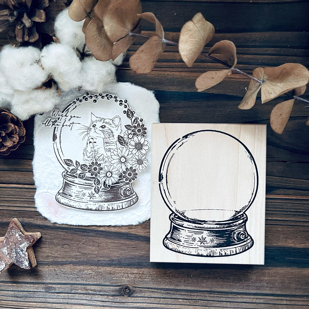 yusworld_no.191 Snow Globe stamp