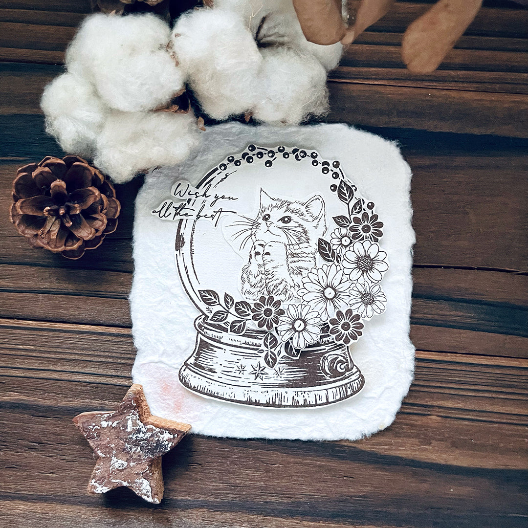 yusworld_no.182 Sweet kitten  stamp-pray