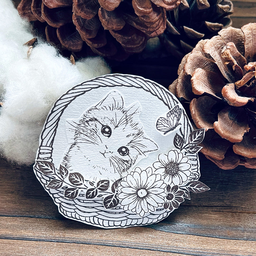 yusworld_no.181 Sweet yusworld_no.182 Sweet kitten Beech stamp-pray Beech stamp-cute