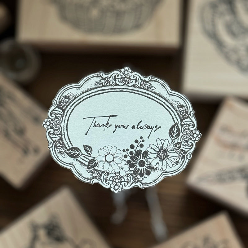 new / no.223 Thank you always 謝謝你 / 木製印章 12月中出貨 - YU'S WORLD STORE|小玉的貼貼世界