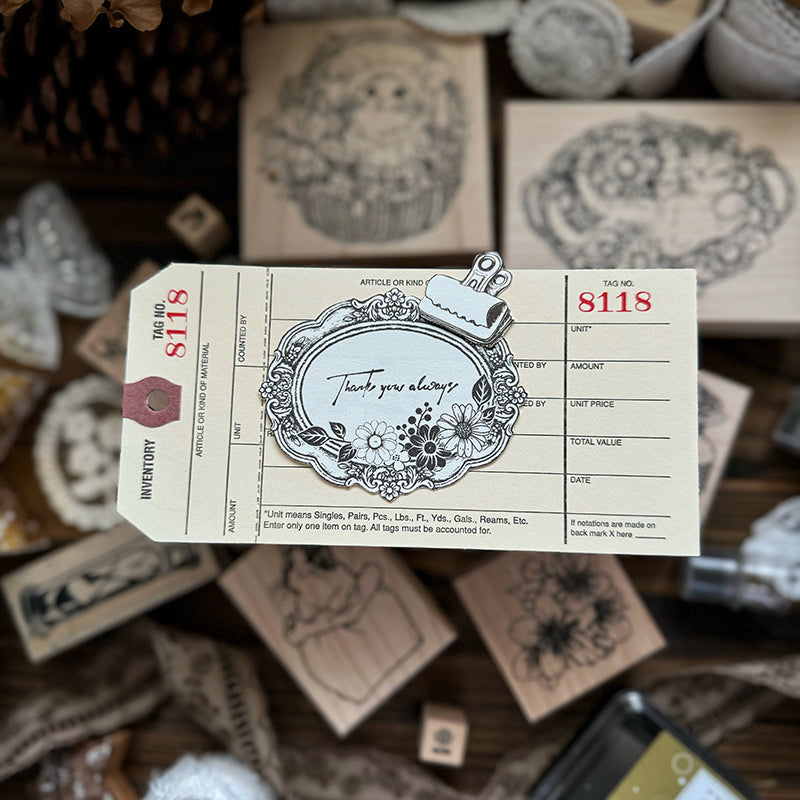 new / no.14 鬥牛犬夾 手繪復古 木製印章 復刻 12中出貨 - YU'S WORLD STORE|小玉的貼貼世界