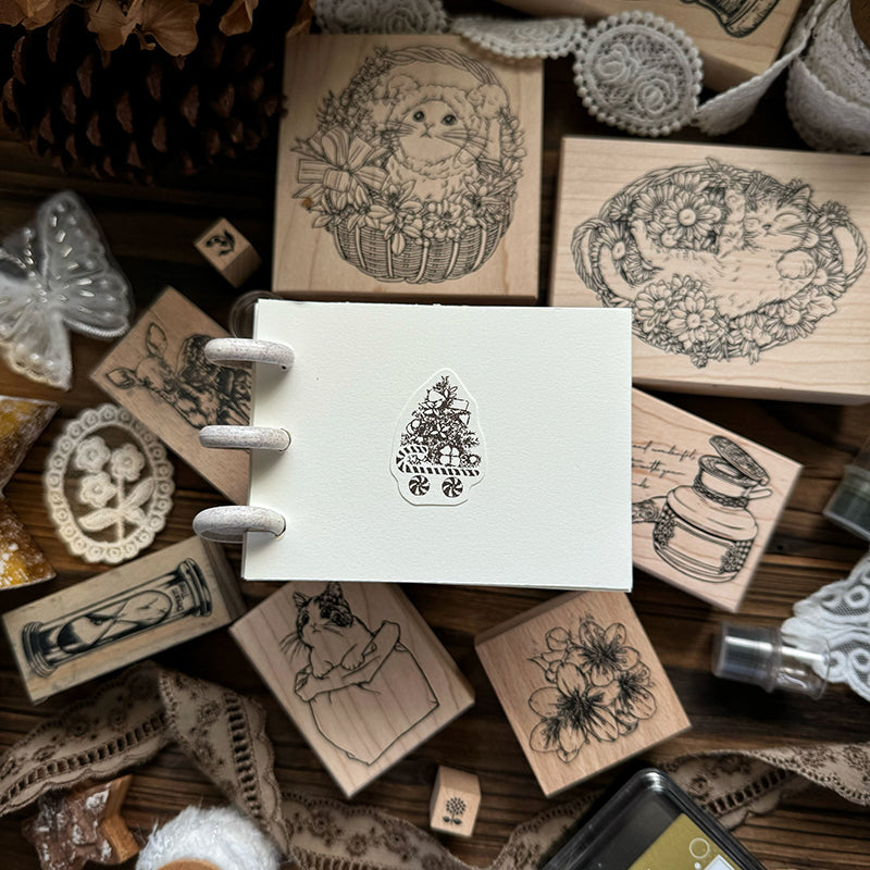 new / no.215-221 聖誕小火車 / 木製印章 12月中出貨 - YU'S WORLD STORE|小玉的貼貼世界