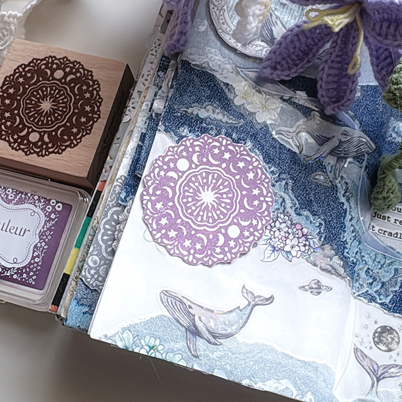 new /no.319 日月之環印章 The Circle of Sun and Moon stamp - YU'S WORLD STORE|小玉的貼貼世界