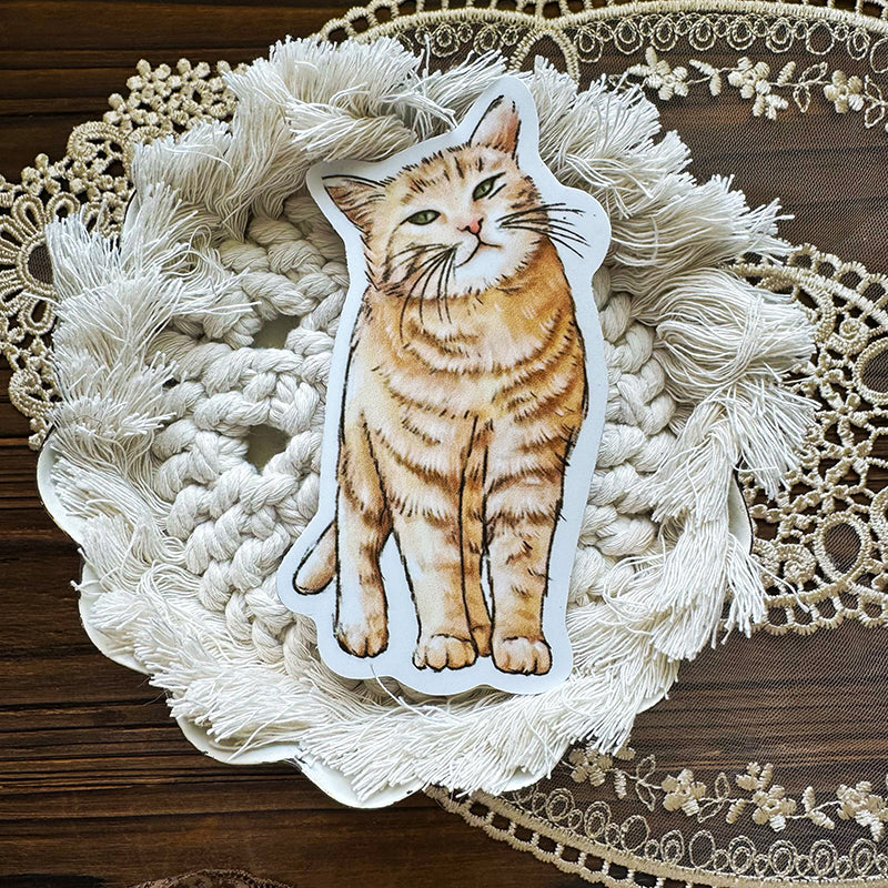 客製化 ‧ 貓咪防水貼紙 ‧ 行李箱 ‧ 筆電 ‧ 車車可用 - YU'S WORLD STORE|小玉的貼貼世界