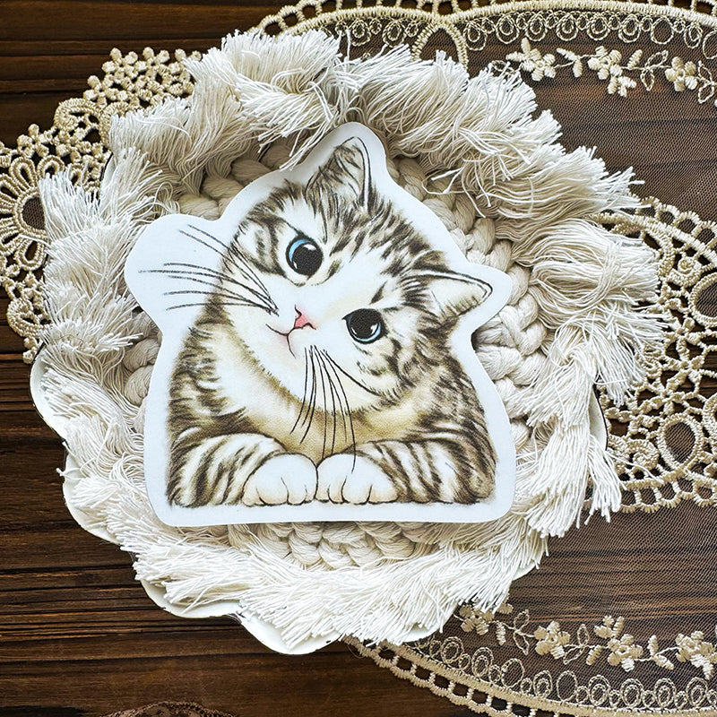 客製化 ‧ 貓咪防水貼紙 ‧ 行李箱 ‧ 筆電 ‧ 車車可用 - YU'S WORLD STORE|小玉的貼貼世界