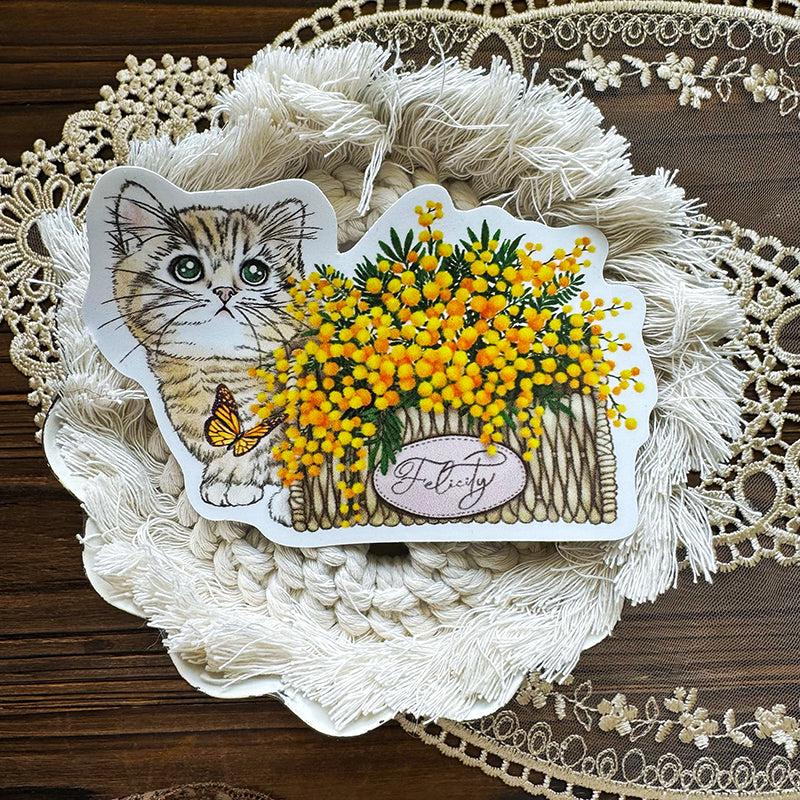 客製化 ‧ 貓咪防水貼紙 ‧ 行李箱 ‧ 筆電 ‧ 車車可用 - YU'S WORLD STORE|小玉的貼貼世界