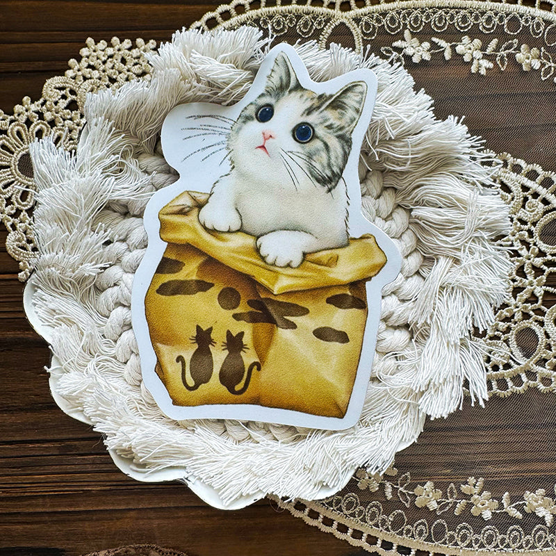 客製化 ‧ 貓咪防水貼紙 ‧ 行李箱 ‧ 筆電 ‧ 車車可用 - YU'S WORLD STORE|小玉的貼貼世界