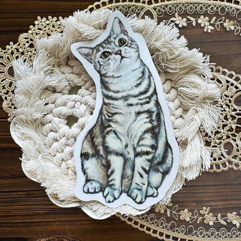 客製化 ‧ 貓咪防水貼紙 ‧ 行李箱 ‧ 筆電 ‧ 車車可用 - YU'S WORLD STORE|小玉的貼貼世界