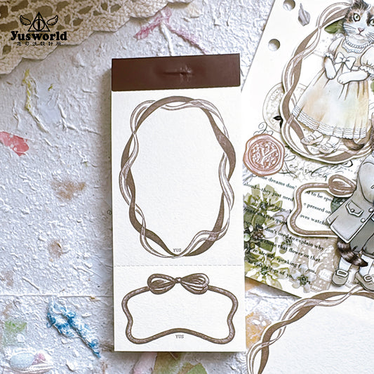 new《 記憶花窗  | The Blooming Memory   | 記憶の咲く窓》便箋 Notes - YU'S WORLD STORE|小玉的貼貼世界