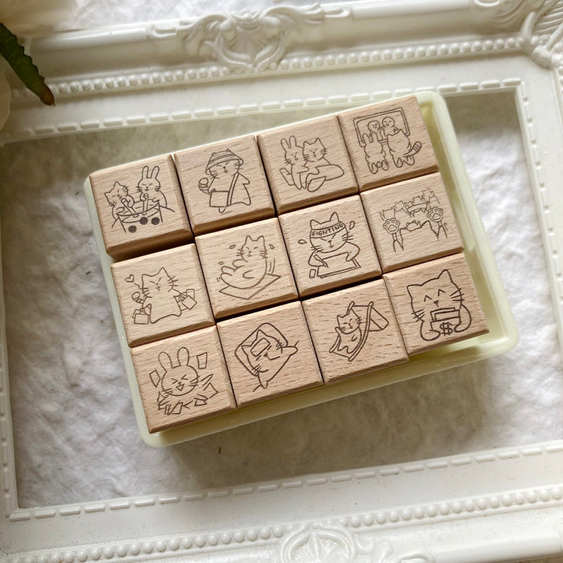 new / 《每一天|毎日|Everyday Moments》小印章扭蛋|ちびスタンプガチャ|Gachapon Stamps - YU'S WORLD STORE|小玉的貼貼世界