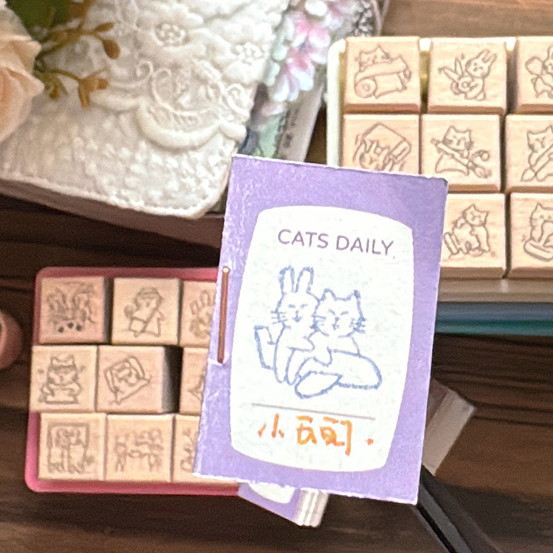 new / 《喀嚓 ka cha》 印章組 Stamp Frame Set - YU'S WORLD STORE|小玉的貼貼世界