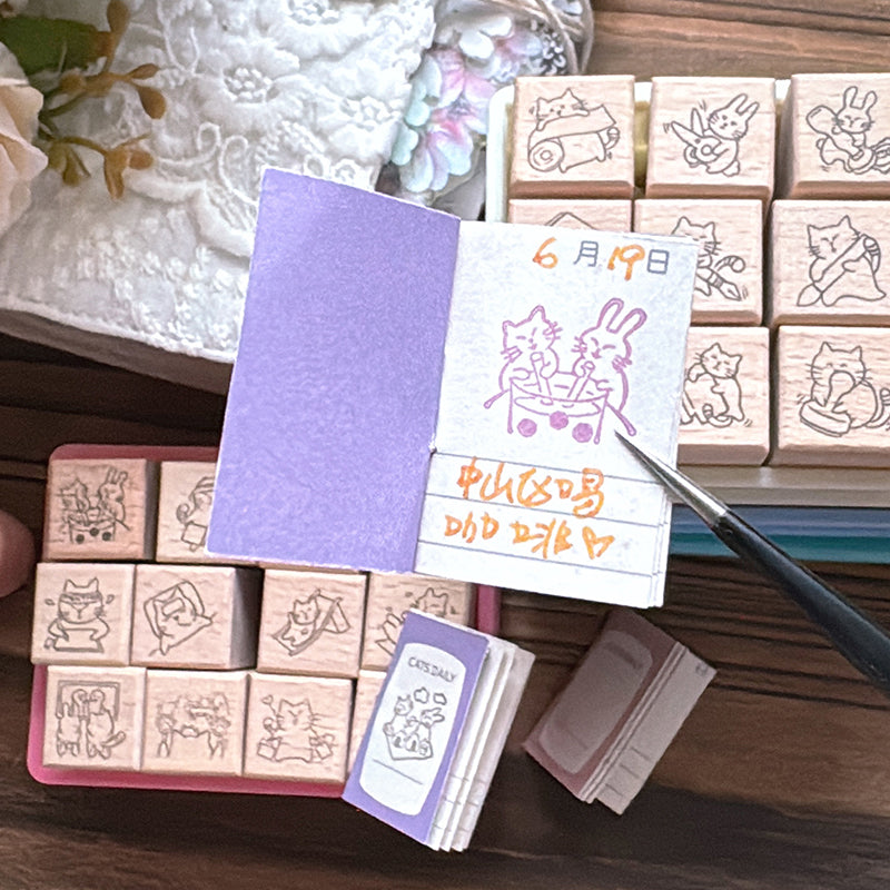 new / 《喀嚓 ka cha》 印章組 Stamp Frame Set - YU'S WORLD STORE|小玉的貼貼世界